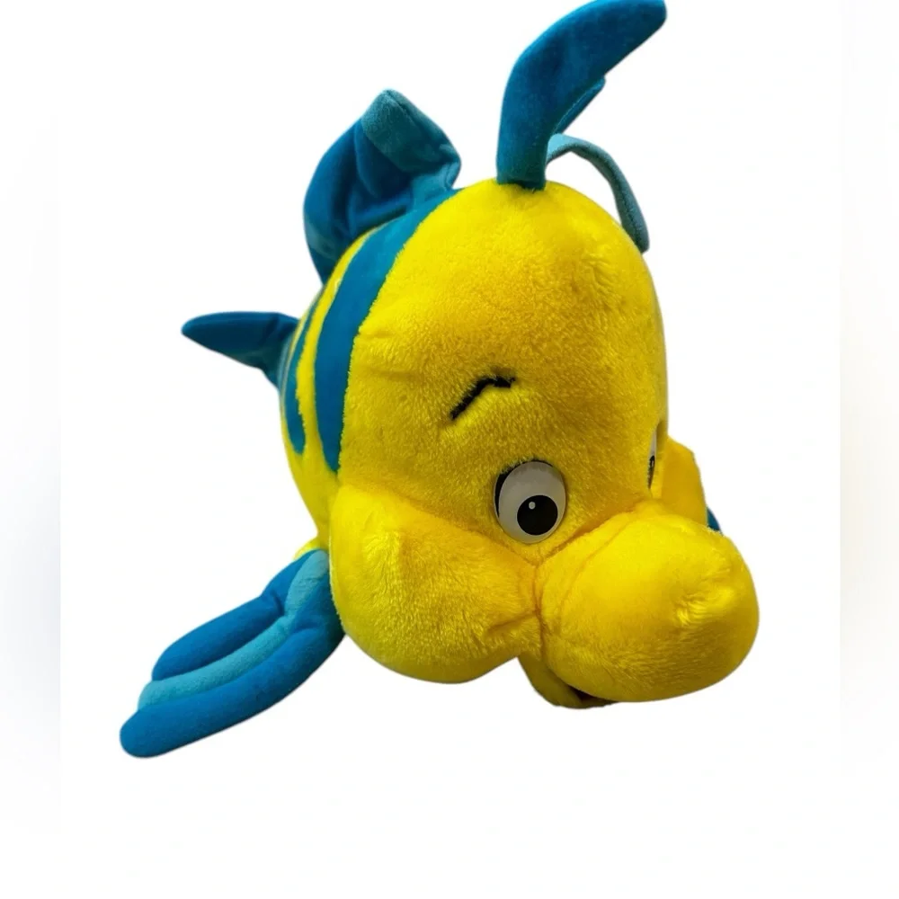 Disney Flounder, stuffed animal, approx 10